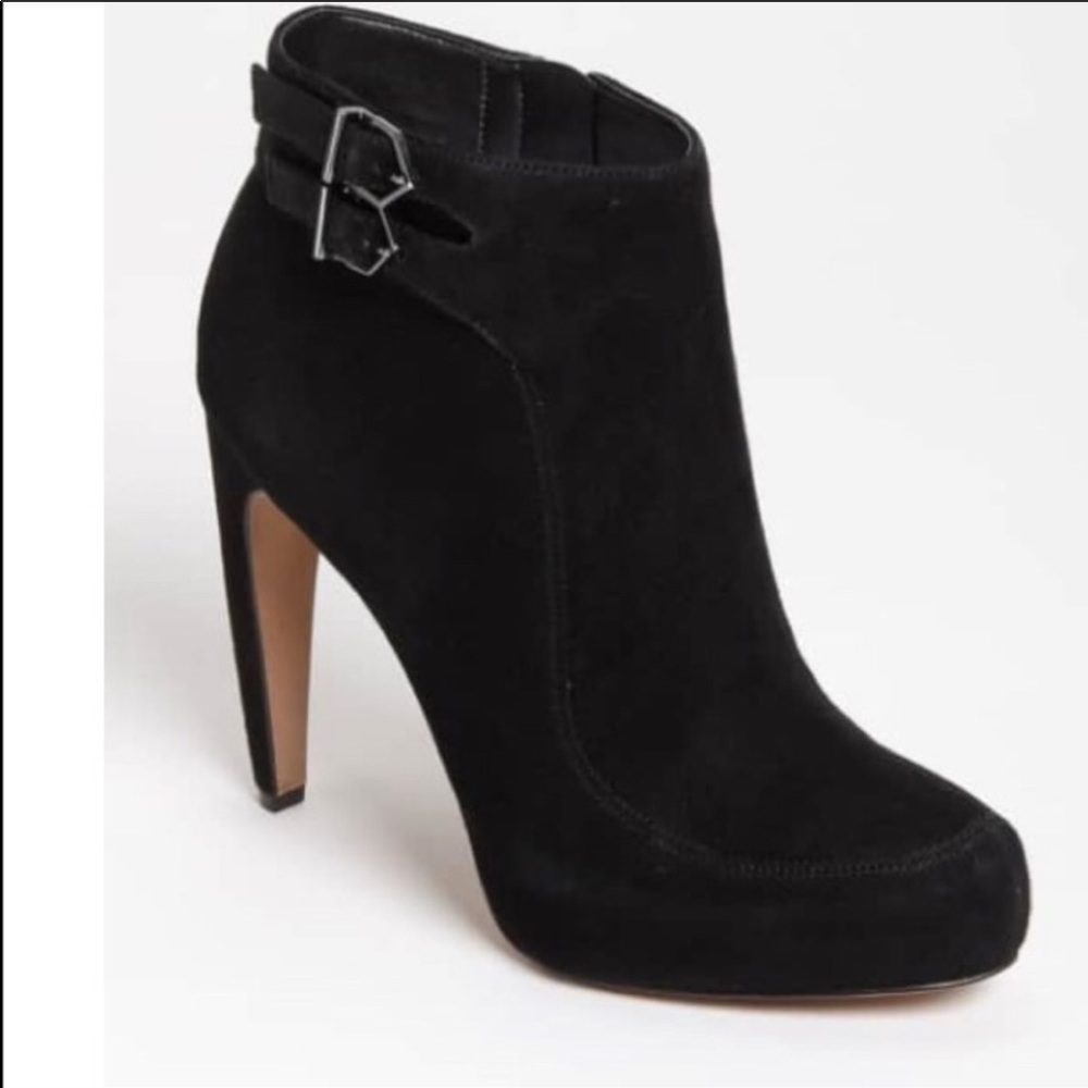 Sam Edelman Black Suede Booties